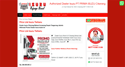 Desktop Screenshot of isuzuonline.com